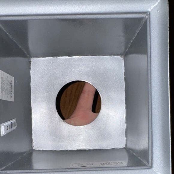 Silver Tissue Box Cover - Picture 9 of 9